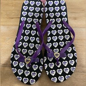 Women’s Kansas State Wildcats Flip Flops